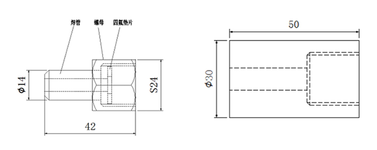 智能型高溫型壓力變送器附件尺寸